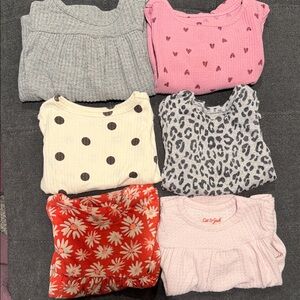 Toddler Girl Tops - Set of 6